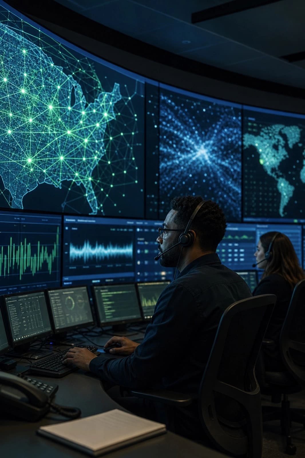 Telecom network operations centre