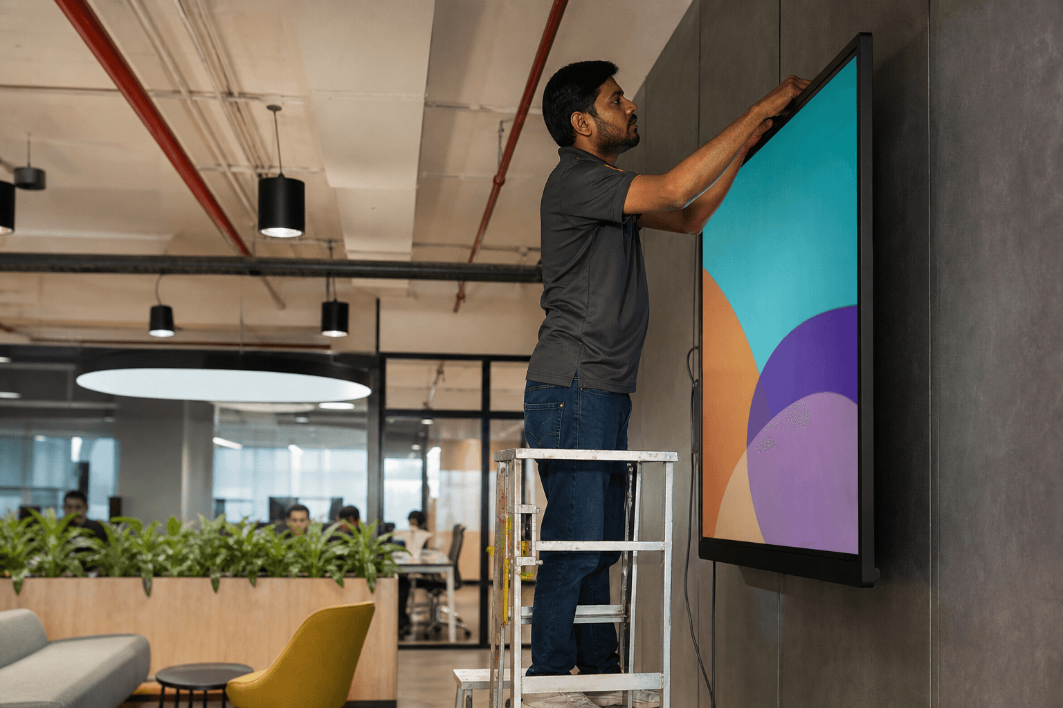 Commercial canvases that hold the room